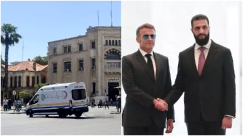 Damascus Explosions During Macron Syria Visit; President Safe