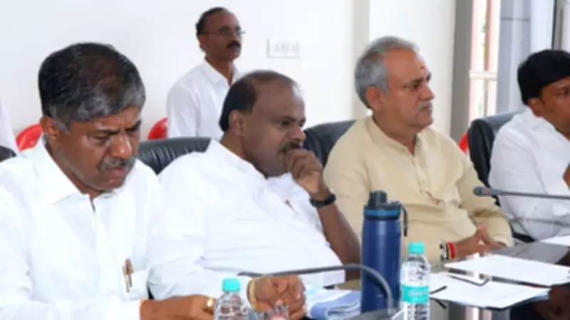 Factional Clash Erupts in Front of Kumaraswamy Over Kolar JD(S) Ticket