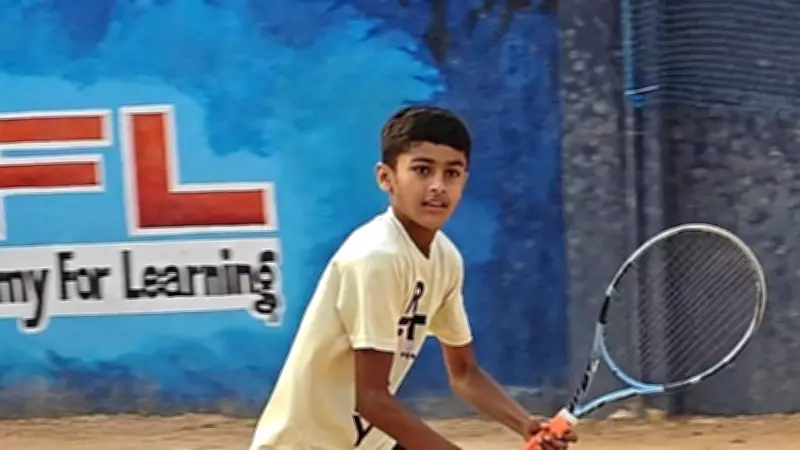 Father-Son Duo Chasing Tennis Dreams as Coach and Student