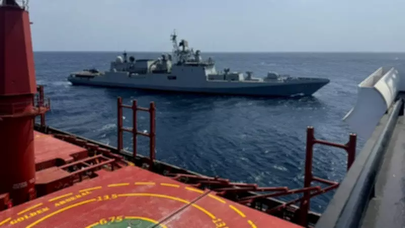 Indian Navy INS Trikand Foils Piracy Attempt on India-Bound Cargo Ship