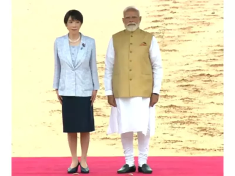 Japan PM Sanae Takaichi Honoured with Guard of Honour at Rashtrapati Bhavan