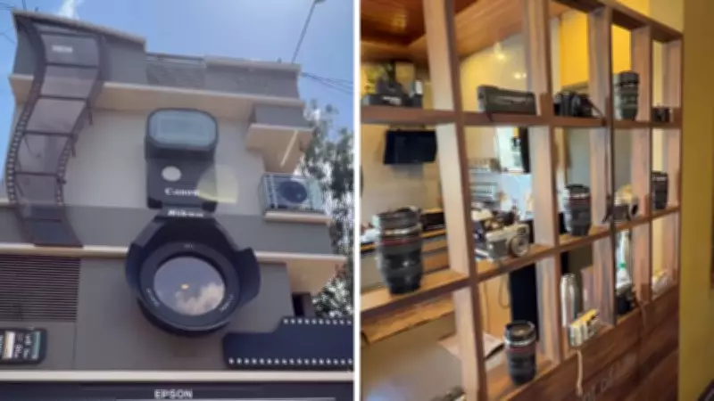 Karnataka's Camera-Shaped House Goes Viral, Photographer's Dream Home