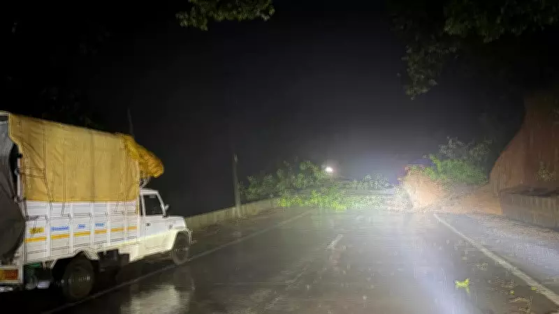 Landslide on Sirsi-Kumta Highway Disrupts Traffic in Karnataka