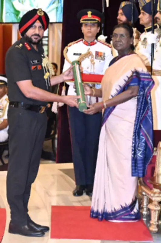 Nabipur Village Celebrates Lt Gen Harjeet Singh Sahi's PVSM Honour