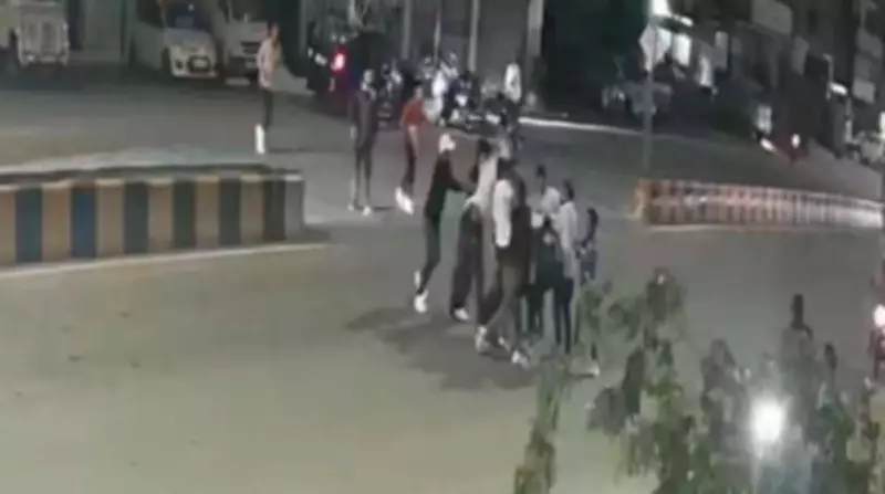 Nagpur Rowdy Bikers Assault Traffic Constable; CCTV Captures Attack