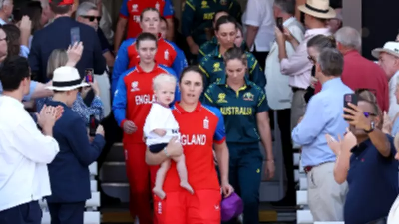 Nat Sciver-Brunt Walks Out with Son in Rare T20 World Cup Final Moment