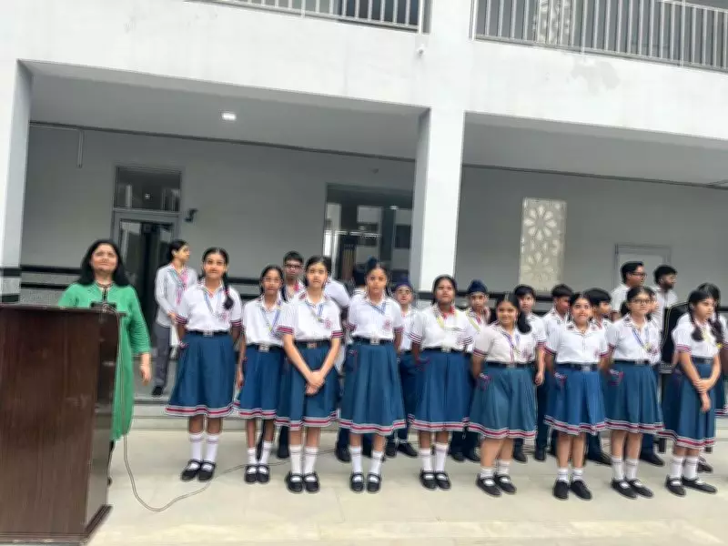 OPS Vidya Mandir students return to school after summer break
