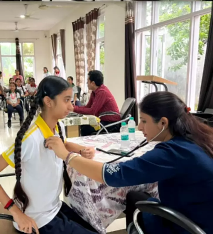 Satluj World School Derabassi Hosts Free Medical Camp for Students