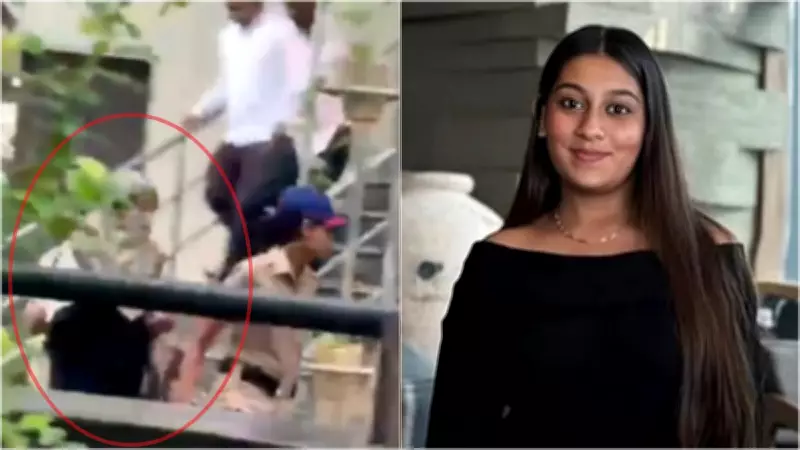 Siya Goyal Makes Obscene Gesture to Media in Ketan Agarwal Murder Case