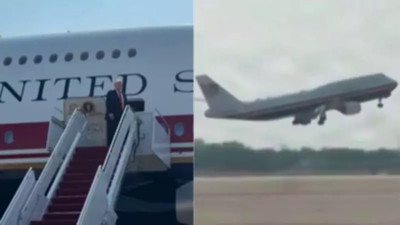 Trump Boards First Flight on New Air Force One Gifted by Qatar