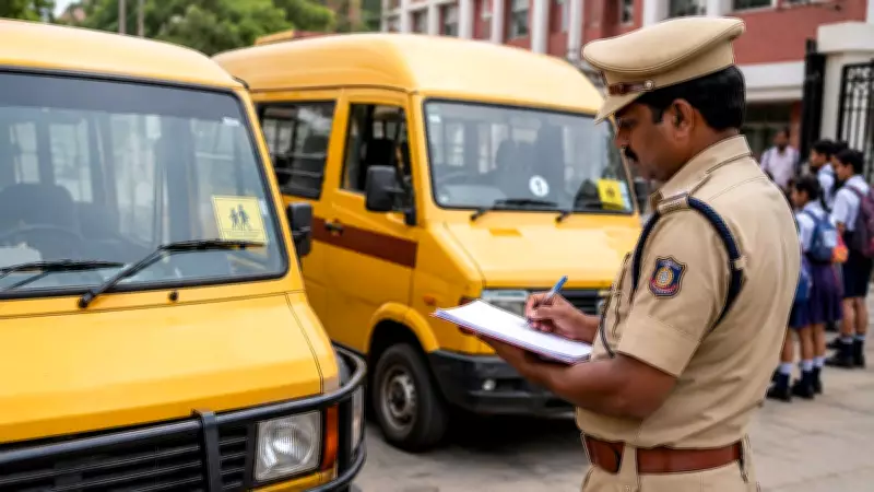 Udupi Police Crackdown: 203 Cases Against School Vehicles, Rs 71,000 Fine