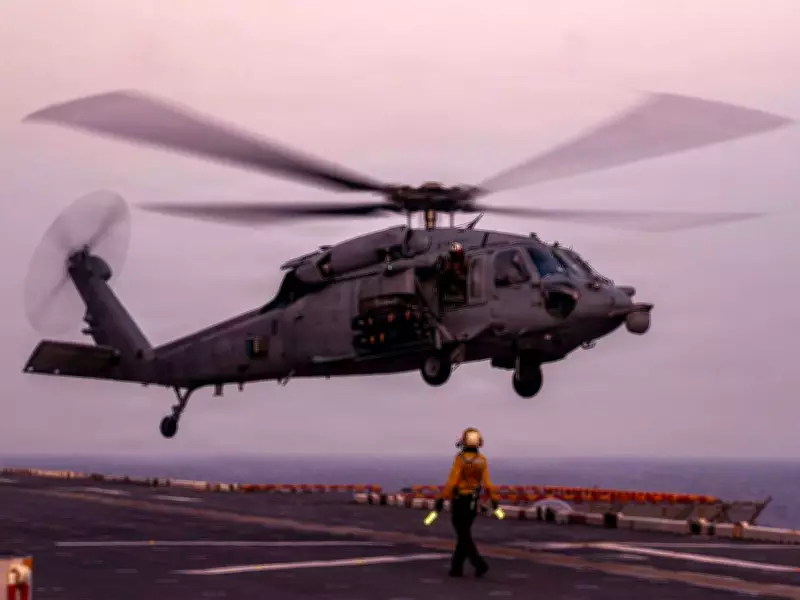 US Navy Suspends Search for Missing Sailor After Helicopter Crash in Arabian Sea