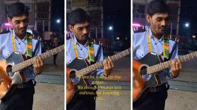 Bengal Security Guard's Soulful Rendition of Atif Aslam's 'Aadat' Goes Viral