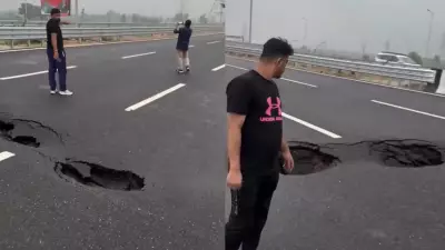 Delhi-Dehradun Expressway Develops Large Potholes in Just Three Months