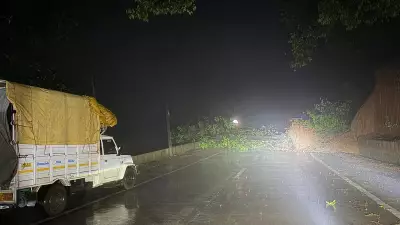 Landslide on Sirsi-Kumta Highway Disrupts Traffic in Karnataka