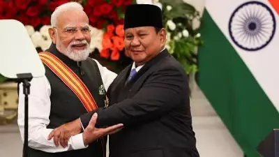 PM Modi Receives Grand Welcome in Jakarta Ahead of Prabowo Talks