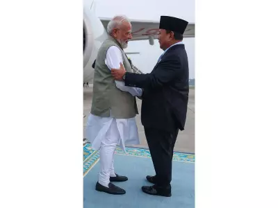 PM Modi Touched by President Subianto's Welcome at Jakarta Airport