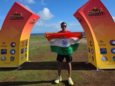 Ram Gopal Kothari First Indian to Complete Volcano Marathon on Easter Island