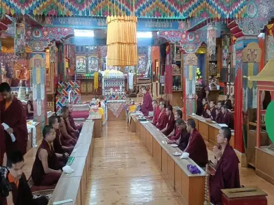 Tibetan Monks in Shimla Offer Prayers on Dalai Lama's 91st Birthday