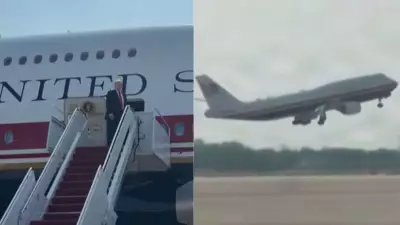 Trump Boards First Flight on New Air Force One Gifted by Qatar
