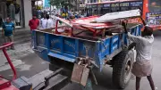 Bengaluru street vendors oppose footpath crackdown, question parked cars