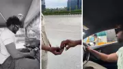 Lamborghini Owner Swaps Car with Auto Driver in Viral Video