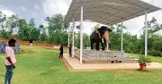 Life-Size Sculpture Honors Dasara Elephant Arjuna in Mysuru