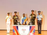 President Murmu Unveils Durand Cup Trophies for 135th Edition