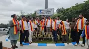 Pro-Kannada Outfit Removes 'Illegal' Hindi Board at Bengaluru's BEL Circle