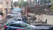 Pune Wall Collapse: 14 Vehicles Damaged in Katraj After Heavy Rains