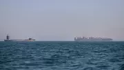 Tanker Ablaze After Projectile Strike in Strait of Hormuz Amid Iran Tensions