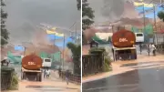 Terrifying Video Shows Landslide Hitting Wayanad Tunnel Site, 3 Killed