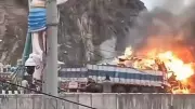 Three charred to death in Andhra Pradesh after truck rams into another vehicle