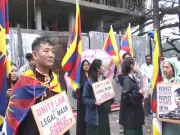 Tibetan activists protest China's new 'Ethnic Unity' law on Global Day of Action