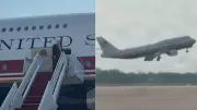 Trump Boards First Flight on New Air Force One Gifted by Qatar