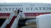 Trump Flies in New Air Force One Gift from Qatar